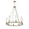Z-Lite Beau 8 Light Chandelier, Rubbed Brass & Clear 3031-8RB - alternate 4